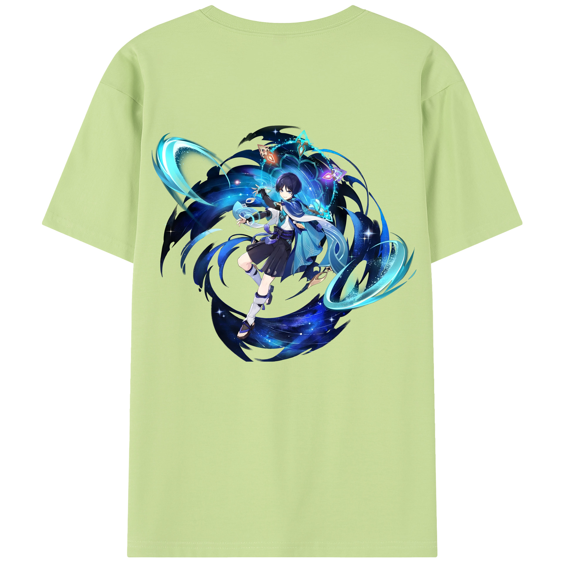 げんし神 さんペい genshin Sanpei 綿100％半袖Tシャツ（背面プリント）